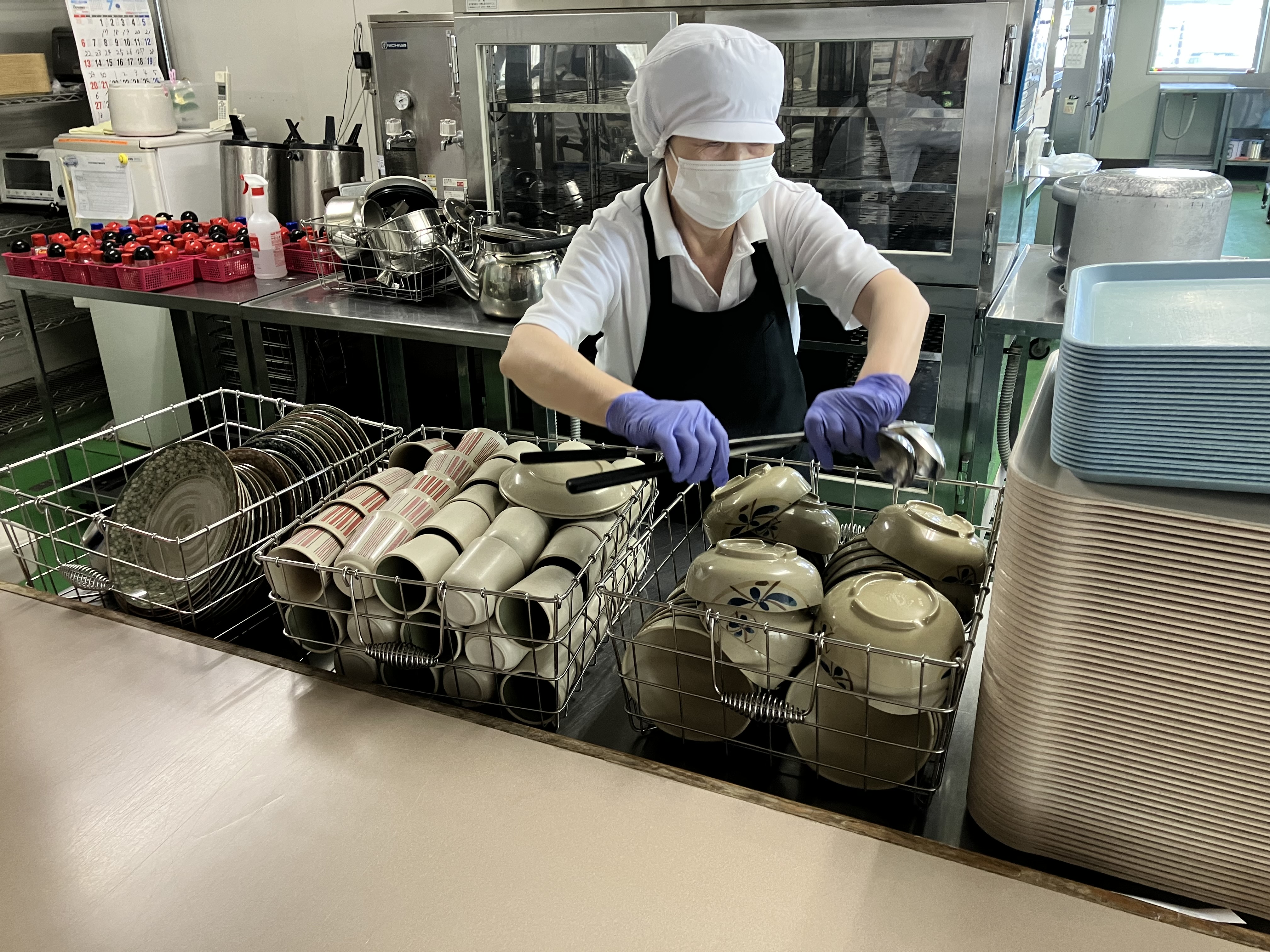 高齢者施設での調理サポートスタッフ